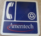 Ameritech Payphone sign