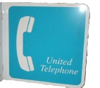 United  Payphone Sign