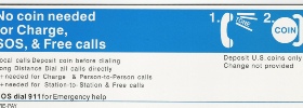 Upper Payphone  Instruction Card