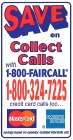 Save On Collect Calls Sticker