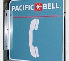 PAC BELL Payphone Sign