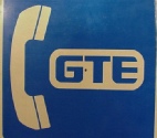 GTE Payphone sign